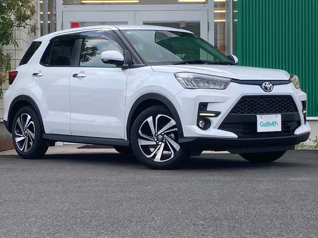 トヨタ ライズ Z 岡山県 2020(令2)年 1.1万km シャイニングホワイトパール 社外メモリナビ　/CN-RE06WD/フルセグTV、CD、DVD、Bluetooth、FM、AM/全方位カメラ/前席シートヒーター/ETC/USB充電/オートライト/LEDヘッドライト/フォグランプ/リアフォグ/レーダークルーズコントロール/スマートアシスト/・先行車発進お知らせ/・ステアリングアシスト/・衝突警報/・車線逸脱警報/・標識認識機能