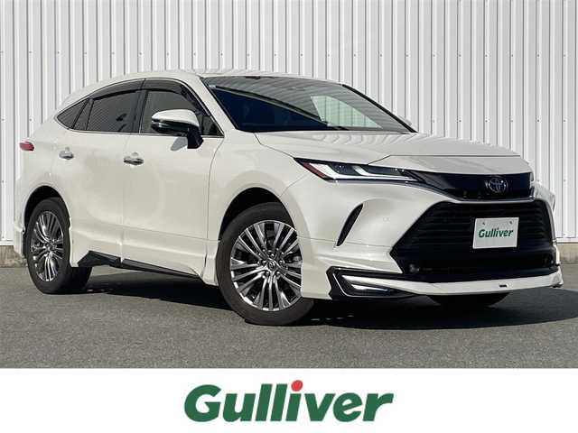 トヨタ ハリアー Z レザーパッケージ 福岡県 2021(令3)年 3.9万km ホワイトパールクリスタルシャイン モデリスタエアロ（F、S、R）/黒革シート/ＪＢＬサウンド/純正１２．３インチナビ O9HLHARRIERTC/トヨタセーフティセンス/ハンズフリーパワーバックドア/デジタルインナーミラー/シートエアコン/シートヒーター/ステアリングヒーター/ＢＳＭ/バックカメラ/ＨＵＤ/フルセグテレビ/ビルトインETC2.0/D/Nパワーシート/ポジションメモリー