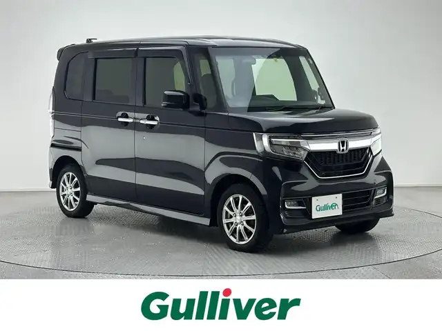 ホンダ Ｎ ＢＯＸ カスタム G L ホンダセンシング 兵庫県 2020(令2)年 3.2万km クリスタルブラックパール 純正メモリナビ　/（AM/FM/CD/DVD/Bluetooth、フルセグ）/バックカメラ　/両側パワースライドドア　/コーナーセンサー　/レーンキープアシスト　/オートライト　/ＬＥＤヘッドライト　/シートヒーター　/レーダークルーズコントロール　/純正フロアマット/社外14インチアルミホイール/スマートキー