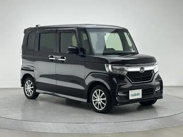 ホンダ Ｎ ＢＯＸ カスタム G L ホンダセンシング 兵庫県 2020(令2)年 3.2万km クリスタルブラックパール 純正メモリナビ　/（AM/FM/CD/DVD/Bluetooth、フルセグ）/バックカメラ　/両側パワースライドドア　/コーナーセンサー　/レーンキープアシスト　/オートライト　/ＬＥＤヘッドライト　/シートヒーター　/レーダークルーズコントロール　/純正フロアマット/社外14インチアルミホイール/スマートキー