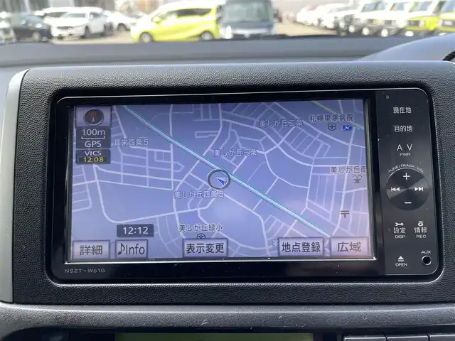 トヨタ ウィッシュ 1．8A 道央・札幌 2012(平24)年 11.5万km ブラック ・4WD/・寒冷地仕様/・純正ナビ/　BT/CD/DVD/SD/AUX/ワンセグ/・社外ETC/・横滑り防止/・Ecomode/・プッシュスタート/・スマートキー/・MTモード付/・純正フロアマット/・社外スタッドレスAW15インチ/・社外夏AW積込（215/45/R17）/・ステアリングカバー