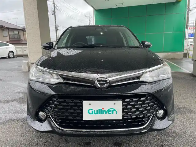 トヨタ カローラ フィールダー 1．5G エアロツアラー 茨城県 2015(平27)年 2.2万km ブラックマイカ ワンオーナー/MT車/純正SDナビ（CD/DVD/BT/フルセグTV）/ETC/純正フロアマット/プリクラッシュブレーキ/車線逸脱/ドライブレコーダー