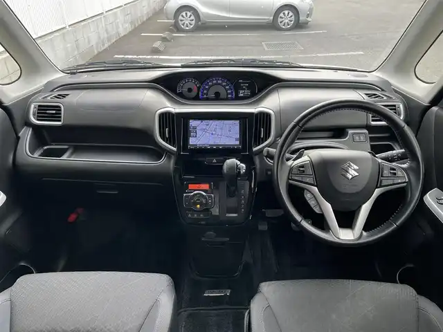 スズキ ソリオ バンディット HV MV 栃木県 2019(令1)年 7.1万km ピュアホワイトP メモリナビ/フルセグテレビ/クルーズコントロール/両側パワースライドドア/プッシュスタート/ETC/パドルシフト/シートヒーター/衝突軽減ブレーキ