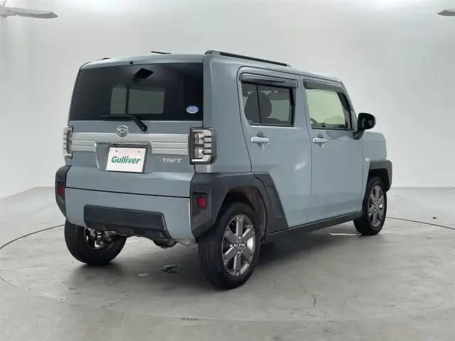 ダイハツ タフト G ターボ 福井県 2020(令2)年 3.6万km ターコイズブルーマイカメタリック ４WD/純正ディラーオプション7インチナビ/CD/DVD/Bluetooth/フルセグTV/USB/AM/FM/バックカメラ /スマートアシスト/・衝突警報機能 /・衝突回避支援ブレーキ機能 /・車線逸脱警報機能/・誤発進抑制制御機能 /・先行車発進お知らせ機能/・レーダークルーズコントロール/ガラスルーフ/純正オプションドライブレコーダー/シートヒーター/ETC/電動パーキングブレーキ/ブレーキホールド/革巻きステアリング/ステアリングスイッチ/ステアリングチルド機構/アイドリングストップ/LEDオートライト/フォグランプ/純正15インチアルミホイール/純正フロアマット/スマートキー/スペアキー/プッシュスタート