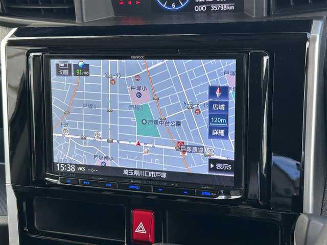 トヨタ ルーミー カスタムG 埼玉県 2023(令5)年 3.6万km ブラックマイカメタリック ワンオーナー車/スマートアシスト３/社外８型ナビTV/全方位カメラ/前後ドラレコ/両側パワースライドドア/前席シートヒーター/ビルトインETC/LEDヘッドライト/レーダークルーズコントロール/クリアランスソナー/プッシュスタート/スマートキー/保証書付整備手帳/取扱説明書