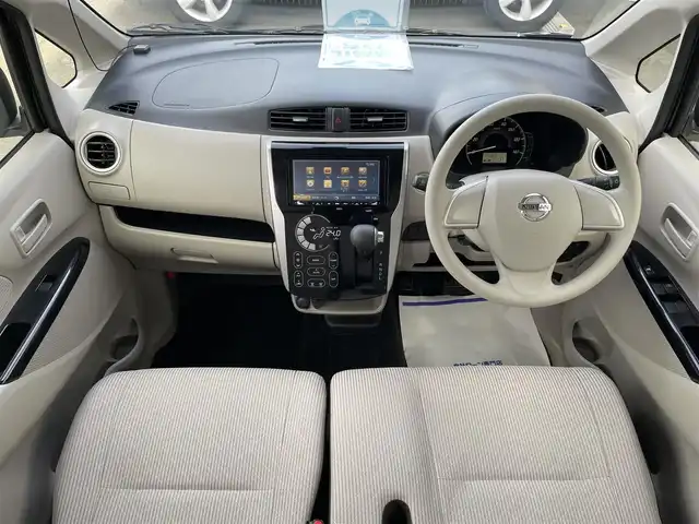 日産 デイズ X 岩手県 2015(平27)年 11万km ブラック (株)IDOMが運営する【じしゃロン盛岡店】の自社ローン専用車両になりますこちらは現金またはオートローンご利用時の価格です。自社ローンご希望の方は別途その旨お申付け下さい/衝突軽減システム/アラウンドビューモニター/社外ナビ/CD/DVD/フルセグ/Bluetooth/SD/プッシュスタート/スマートキー/スペアキー/ETC/アイドリングストップ