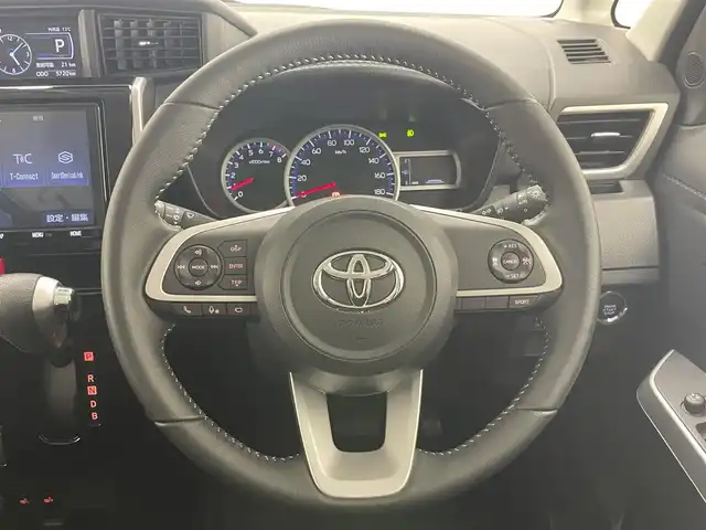 トヨタ ルーミー カスタムG－T 愛知県 2022(令4)年 0.6万km レーザーブルークリスタルシャイン 純正９型ナビ　全方位カメラ　シートヒーター　両側パワスラ　前後ドラレコ　ＥＴＣ　スマアシ　衝突軽減　追従クルコン　ＬＥＤオートライト　コーナーセンサー　電動パーキング　ロールシェード　純正マット　禁煙