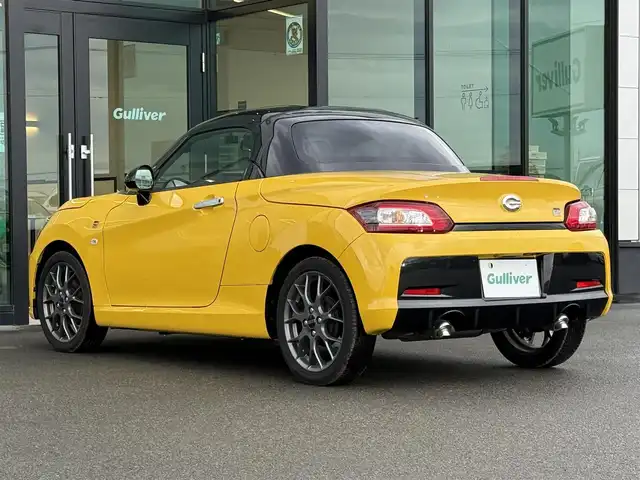 ダイハツ コペン GRスポーツ 東京都 2023(令5)年 0.3万km ジョーヌイエロー 純正ナビ(ＮＭＺＫ－Ｗ７３Ｄ)/【ipod/USB/SD/DISC/TV/FM/AM/BT】/電動オープンルーフ/純正BBS16インチAW/GR SPORT専用ショックアブソーバー/ドライブレコーダー/ETC/シートヒーター/LEＤヘッドライト/フォグランプ/オートライト/パドルシフト/アイドリングストップ/プッシュスタート/スマートキー