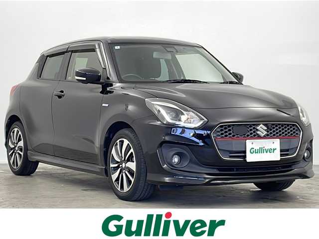 スズキ スイフト HYBRID RS 大阪府 2018(平30)年 5.5万km スーパーブラックパール 純正8インチナビ/【フルセグTV/Bluetooth/CD/DVD/USB/FM/AM】/全方位カメラ/スズキセーフティーサポート/デュアルセンサーブレーキサポート/・車線逸脱警報/・アダクティブクルーズコントロール/・ハイビームアシスト/・発進お知らせ機能/パドルシフト/運転席シートヒーター/LEDヘッドライト/オートハイビーム/純正16インチAW/スマートキー/スペアキー1本