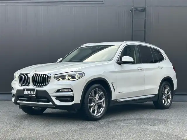 ＢＭＷ Ｘ３ xDrive20d Xライン 福岡県 2018(平30)年 3.9万km ミネラルホワイト ハイラインパッケージ/・ランバーサポート/・リアシートヒーティング/純正ナビ/フルセグTV/Bluetooth/CD/DVD/Bカメラ/全方位カメラ/アクティブクルーズコントロール/メモリ付パワーシート/全席シートヒーター/コンフォートアクセス/本革シート/メモリ付パワーシート/シートヒーター/コンフォートアクセス/LEDヘッドライト/純正19インチAW