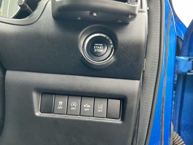 スズキ スイフト HYBRID RS 鹿児島県 2017(平29)年 16.3万km スピーディーブルーM クルーズコントロール　/ドライブレコーダー　/ビルトインETC　/シートヒーター　/社外ナビ（FH-9300DVS） /Bluetoothオーディオ　/アイドリングストップ　/パドルシフト　/MTモード付AT/純正アルミホイール（16インチ）/横滑り防止装置/レーンキープアシスト/LEDヘッドライト/エアバック（W＋サイド）