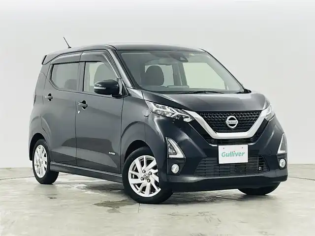日産 デイズ ハイウェイスターX 福島県 2020(令2)年 4万km ブラック エマージェンシーブレーキ /バックカメラ /クリアランスソナー/シートヒーター　/プッシュスタート　/・スマートキー　/・スペアキー　/LEDライト　/・オートライト　/・フォグライト　/・レベライザー　/ステアリングスイッチ　/・革巻きステアリング　/電動格納ミラー　/アイドリングストップ