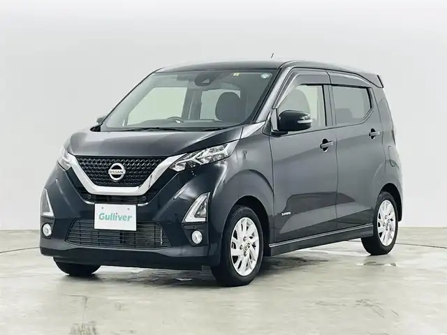 日産 デイズ ハイウェイスターX 福島県 2020(令2)年 4万km ブラック エマージェンシーブレーキ /バックカメラ /クリアランスソナー/シートヒーター　/プッシュスタート　/・スマートキー　/・スペアキー　/LEDライト　/・オートライト　/・フォグライト　/・レベライザー　/ステアリングスイッチ　/・革巻きステアリング　/電動格納ミラー　/アイドリングストップ