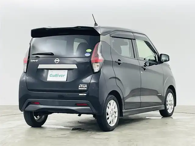 日産 デイズ ハイウェイスターX 福島県 2020(令2)年 4万km ブラック エマージェンシーブレーキ /バックカメラ /クリアランスソナー/シートヒーター　/プッシュスタート　/・スマートキー　/・スペアキー　/LEDライト　/・オートライト　/・フォグライト　/・レベライザー　/ステアリングスイッチ　/・革巻きステアリング　/電動格納ミラー　/アイドリングストップ
