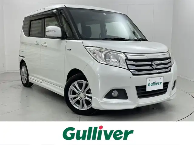 スズキ ソリオ HV MZ 茨城県 2016(平28)年 2.8万km ピュアホワイトP 純正ナビ/ワンセグ/SD音楽/CD/AUX/USB/iPod/ラジオ/バックカメラ/ドラレコ/クルーズコントロール/レーンキープアシスト/ETC/両側パワースライドドア/オートライト/純正AW/スマートキー/スペアキー