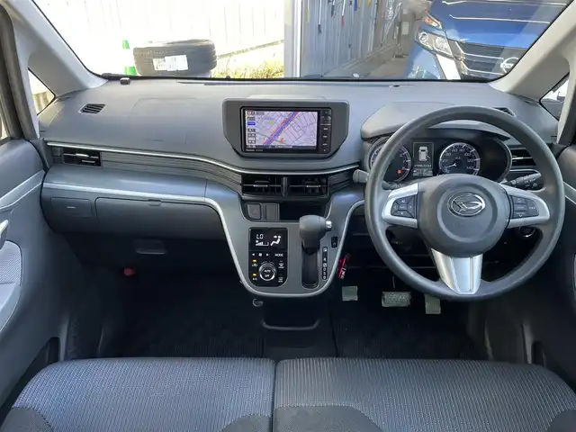 ダイハツ ムーヴ カスタム X SAⅡ 石川県 2015(平27)年 2.8万km ブラックマイカメタリック 社外メモリーナビ/社外CD/DVD/フルセグTV/LEDヘッドライト/ETC/スマートキー/プッシュスタート/電動ミラー/ベンチシート/スマートアシスト/純正アルミホイール/オートライト