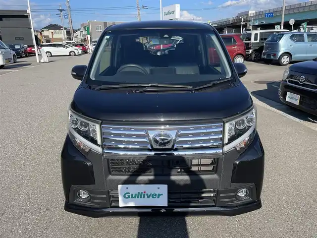 ダイハツ ムーヴ カスタム X SAⅡ 石川県 2015(平27)年 2.8万km ブラックマイカメタリック 社外メモリーナビ/社外CD/DVD/フルセグTV/LEDヘッドライト/ETC/スマートキー/プッシュスタート/電動ミラー/ベンチシート/スマートアシスト/純正アルミホイール/オートライト