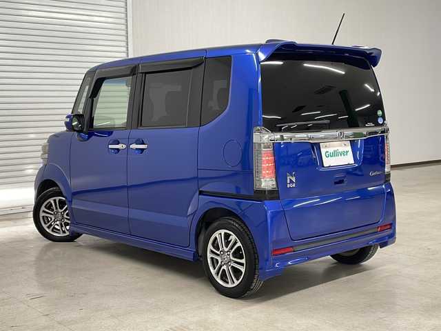 ホンダ Ｎ ＢＯＸ カスタム G Lパッケージ 熊本県 2015(平27)年 9.2万km ブリリアントスポーティブルーメタリック2トーン 社外ナビＳＤナビ（ＣＤ/ＢＴ/ラジオ/フルセグ）/バックカメラ/ＥＴＣ/片側パワースライドドア/横滑り防止装置/プッシュスタート/スマートキー/オートライト/フォグランプ/純正フロアマット/ドアバイザー/純正14インチＡＷ