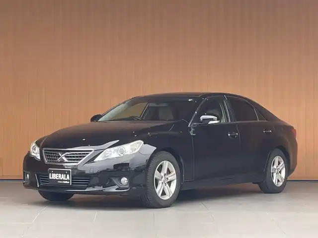 トヨタ マークＸ 250G リラックスセレクション 愛知県 2012(平24)年 11.3万km ブラック 社外HDDナビ/バックカメラ/フルセグTV/CD/DVD/BT/USB/ETC/パワーシート(D/N)/純正フロアマット/キセノンヘッドライト/オートライト/純正16インチアルミ/スペアキー
