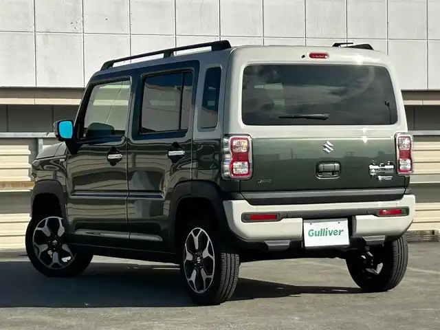 スズキ ハスラー Jスタイル Ⅱ 静岡県 2023(令5)年 4万km クールカーキパールメタリック/ソフトベージュメタリック 純正９インチメモリナビ/FM/AM/CD/DVD/フルセグTV/Bluetooth/マルチビューカメラ/レーダークルーズコントロール/前後ドラレコ/ETC2.0/前席シートヒーター/フルフラットシート/LEDヘッドライト/オートライト/オートハイビーム/コーナーセンサー/ルーフレール/純正フロアマット/純正15AW