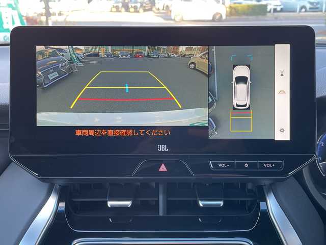 トヨタ ハリアー Z レザーパッケージ 長野県 2023(令5)年 0.5万km プラチナホワイトパールマイカ 禁煙車/4WD/純正12.3インチディスプレイオーディオ　ナビ機能付き/JBLプレミアムサウンド/Bluetooth/フルセグTV/全周囲カメラ/デジタルインナーミラー/ブラインドスポットモニター/レザーシート/前席シートヒーター/前席シートベンチレーション/前席パワーシート/D席メモリ付き/電動リアゲート/ステアリングヒーター/USB入力端子/ビルトインETC2.0/前後ドラレコ/トヨタセーフティセンス/レーダークルーズコントロール/純正AW19インチ/純正フロアマット/スマートキー/プッシュスタート