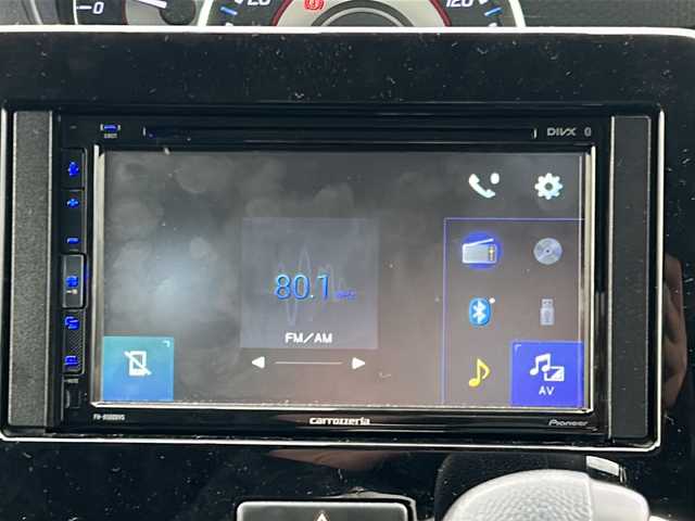 スズキ ワゴンＲ スティングレー HYBRID X 千葉県 2018(平30)年 9.1万km ピュアホワイトP ナビＦＨ－８５００ＤＶＳ　ルーフキャリア　ドラレコ　ＥＴＣ　ＵＳＢ　ＬＥＤヘッドライト　オートライト　ＣＤ／ＤＶＤ　フロアマット　ドアバイザー　レーンキープアシスト　Ｗエアバッグ　盗難防止装置　ＡＡＣ