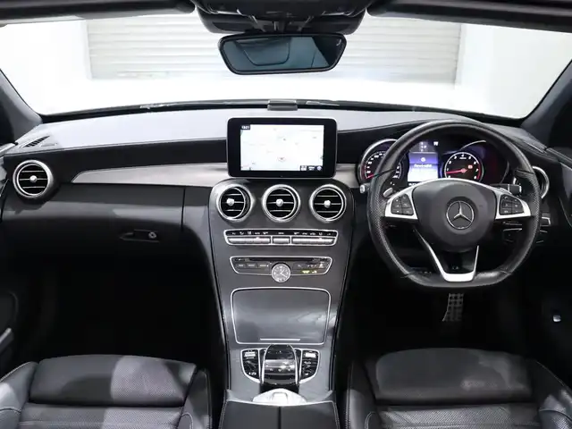 メルセデス・ベンツ Ｃ１８０ カブリオレ スポーツ 静岡県 2017(平29)年 9.6万km ダイヤモンドホワイト HDDナビ/ワンセグテレビ/バックカメラ/アイドリングストップ/オットマン/プッシュスタート/ETC/シートヒーター/シートクーラー/レーダーセーフティパッケージ/AMGスタイリングパッケージ/パドルシフト/19インチマルチスポークAW