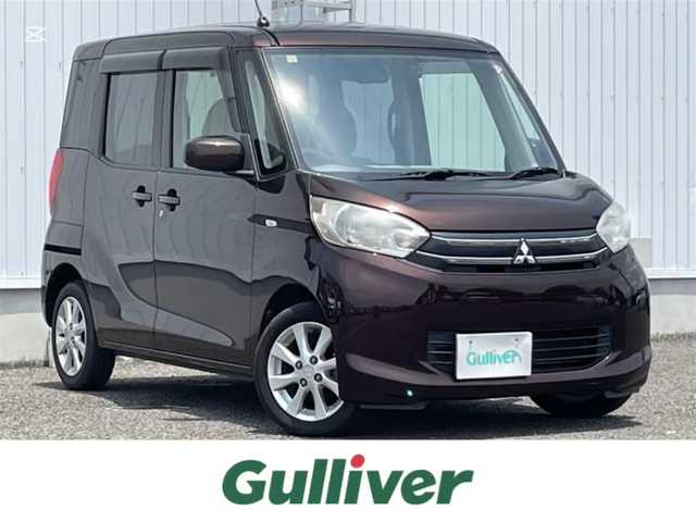 三菱 ｅＫスペース G 熊本県 2014(平26)年 14.5万km ショコラブラウンP 社外ＳＤナビ/・ブルートゥース/CD/DVD/USB/ipod/SD/TUNER/AV-IN/フルセグＴＶ/片側パワースライド/ドライブレコーダー前後/純正アルミホイール/ＬＥＤヘッドライト/スマートキー/ウィンカーミラー/電動格納ミラー/横滑り防止機能/盗難防止機能/エアバッグW＋サイド/アイドリングストップ/ＥＴＣ/ロールサンシェード/布系シート/ベンチシート/ヘッドライトレベライザー/純正ドアバイザー/フロアマット/プッシュスタートボタン/シートアンダートレイ