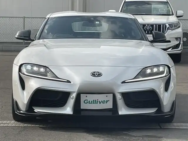 トヨタ スープラ RZ 群馬県 2020(令2)年 6.6万km ホワイトメタリック トヨタセーフティー/・プリクラッシュ/・レーンキープアシスト/・ブラインドスポット/・クルーズコントロール/・オートライト/・オートマチックハイビーム/・横滑り防止/・SOSコール/純正8.8インチナビ/・AM/FM/CD/・Bluetooth/USB/・フルセグTV/JBLサウンド/LEDヘッドライト/パドルシフト/シートヒーター前席/シートメモリー/ヘッドアップディスプレイ/バックカメラ/ＥＴＣ/プッシュスタート/スマートキー