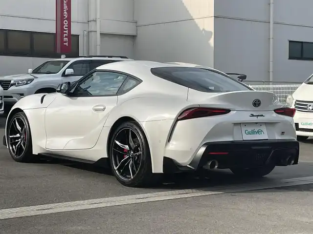 トヨタ スープラ RZ 群馬県 2020(令2)年 6.6万km ホワイトメタリック トヨタセーフティー/・プリクラッシュ/・レーンキープアシスト/・ブラインドスポット/・クルーズコントロール/・オートライト/・オートマチックハイビーム/・横滑り防止/・SOSコール/純正8.8インチナビ/・AM/FM/CD/・Bluetooth/USB/・フルセグTV/JBLサウンド/LEDヘッドライト/パドルシフト/シートヒーター前席/シートメモリー/ヘッドアップディスプレイ/バックカメラ/ＥＴＣ/プッシュスタート/スマートキー