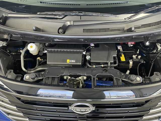 日産 ルークス HWS X プロパイロットED 栃木県 2024(令6)年 0.9万km オーシャンブルーP 純正オーディオ/バックカメラ/全周囲カメラ/ハンズフリーオートスライドドア/両側電動スライドドア/D/N席シートヒーター/ステアリングヒーター/追従式クルーズコントロール/インテリジェントルームミラー/コーナーセンサー/LEDヘッドライト/リヤシーリングファン/アイドリングストップ/オートライト/純正フロアマット/プロパイロット/エマージェンシーブレーキ/オートブレーキホールド/プッシュスタート