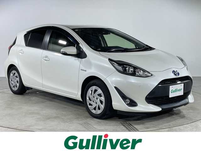 トヨタ アクア G ソフトレザーセレクション 福岡県 2019(令1)年 1.3万km ホワイトパールクリスタルシャイン 外部検査実施済み/純正SDナビ【NSZT-Y68T】/(DVD/フルセグTV/MSV)/バックカメラ/ビルトインETC2.0/前後ドライブレコーダー/合皮シート/前席シートヒーター/横滑り防止機能/レーンアシスト/衝突軽減ブレーキ/スマートキー/LEDヘッドライト/クルーズコントロール/パーキングサポートブレーキ/先行車発進告知