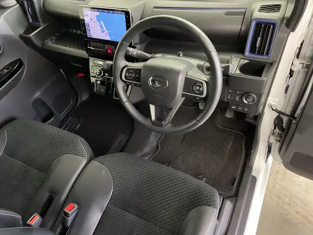 ダイハツ タント カスタム RS 鹿児島県 2022(令4)年 1.8万km シャイニングホワイトパール 純正9型ナビ/（Bluetooth/フルセグ/CD/DVD）/アダプティブクルーズコントロール/パノラミックビューモニター/ドアバイザー/ハーフレザー/シートヒーター/ハーフレザー/両側パワースライドドア/LEDヘッドライト/電子パーキング　/ブレーキホールド/AAC/純正15インチアルミホイール/シートバックテーブル/リアサンシェード
