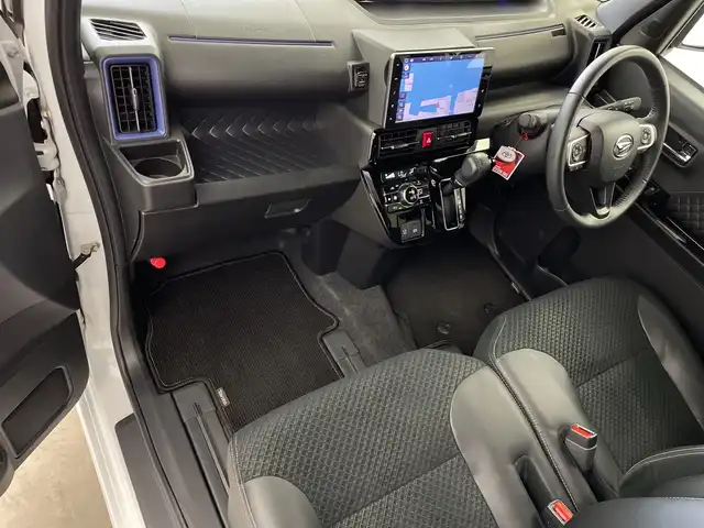 ダイハツ タント カスタム RS 鹿児島県 2022(令4)年 1.8万km シャイニングホワイトパール 純正9型ナビ/（Bluetooth/フルセグ/CD/DVD）/アダプティブクルーズコントロール/パノラミックビューモニター/ドアバイザー/ハーフレザー/シートヒーター/ハーフレザー/両側パワースライドドア/LEDヘッドライト/電子パーキング　/ブレーキホールド/AAC/純正15インチアルミホイール/シートバックテーブル/リアサンシェード