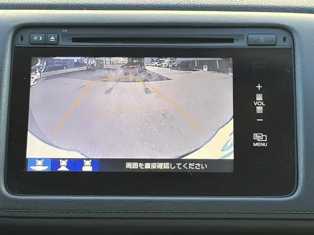 ホンダ ヴェゼル ハイブリッド Z 三重県 2014(平26)年 10.9万km クリスタルブラックパール ワンオーナー/車両接近通報装置/シティブレーキアクティブシステム/クルーズコントロール/純正インターナビ/　・Bluetooth/　・フルセグTV/　・HDMI/　・DVD/CD再生/　・USB/ルーフレール/パドルシフト/スマートキー/プッシュスタート/黒レザーシート/前席シートヒーター/LEDヘッドライト/フォグライト/オートライト/革巻きステアリング/ステアリングスイッチ/ビルトインETC/電動格納ミラー/ウィンカーミラー/電子パーキングブレーキ/オートブレーキホールド/オートワイパー/フロアマット/ドアバイザー/プライバシーガラス/横滑り防止機能/サイド/カーテンエアバック