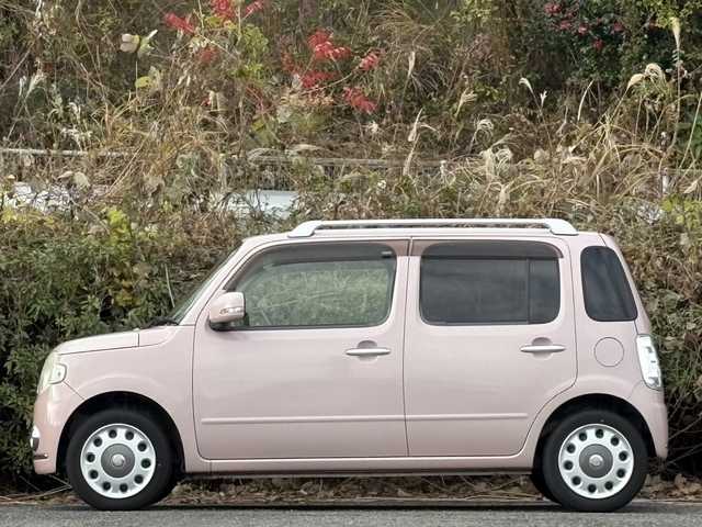 ダイハツ ミラ ココア プラスX 大分県 2013(平25)年 12.3万km ムースピンクパール 社外メモリーナビ/地デジ/Bluetooth/DVD/スマートキー/アイドリングストップ