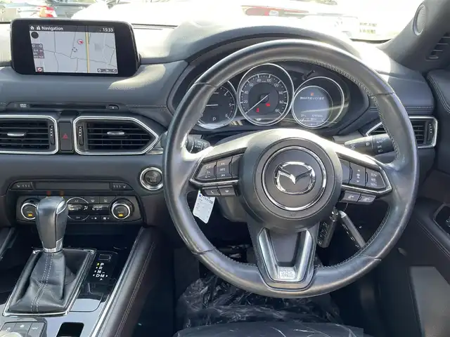 マツダ ＣＸ－８ XD Lパッケージ 香川県 2017(平29)年 5.8万km ジェットブラックマイカ アルパインフリップダウンモニター/純正ナビ/（CD/DVD/BT/USB/フルセグTV）/全方位カメラ/ETC/アダプティブクルーズコントロール/レザーシート/運転席メモリーシート/LEDヘッドライト/フォグランプ/革巻きステアリング/ステアリングスイッチ/ステアリングヒーター/プッシュスタート/オートブレーキホールド/電動パーキングブレーキ/スマートキー/スペアキー1本/純正19インチアルミホイール