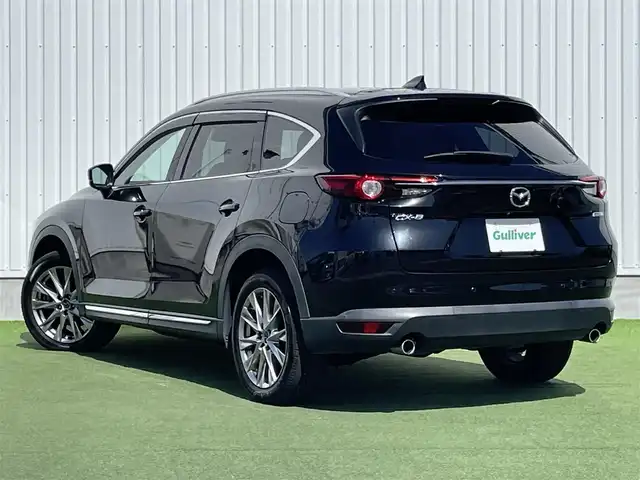 マツダ ＣＸ－８ XD Lパッケージ 香川県 2017(平29)年 5.8万km ジェットブラックマイカ アルパインフリップダウンモニター/純正ナビ/（CD/DVD/BT/USB/フルセグTV）/全方位カメラ/ETC/アダプティブクルーズコントロール/レザーシート/運転席メモリーシート/LEDヘッドライト/フォグランプ/革巻きステアリング/ステアリングスイッチ/ステアリングヒーター/プッシュスタート/オートブレーキホールド/電動パーキングブレーキ/スマートキー/スペアキー1本/純正19インチアルミホイール