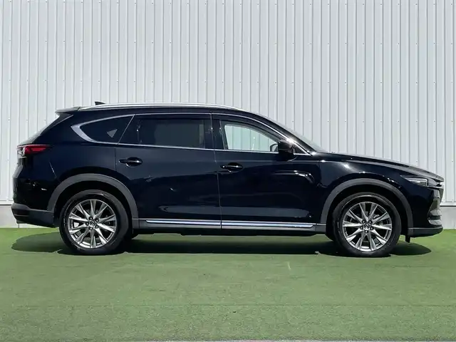 マツダ ＣＸ－８ XD Lパッケージ 香川県 2017(平29)年 5.8万km ジェットブラックマイカ アルパインフリップダウンモニター/純正ナビ/（CD/DVD/BT/USB/フルセグTV）/全方位カメラ/ETC/アダプティブクルーズコントロール/レザーシート/運転席メモリーシート/LEDヘッドライト/フォグランプ/革巻きステアリング/ステアリングスイッチ/ステアリングヒーター/プッシュスタート/オートブレーキホールド/電動パーキングブレーキ/スマートキー/スペアキー1本/純正19インチアルミホイール