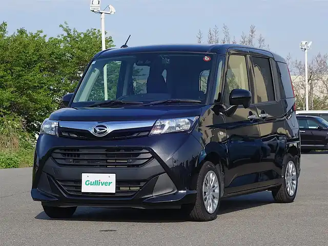 ダイハツ トール X SAⅢ 山形県 2020(令2)年 7.2万km ブラックマイカメタリック 4WD/衝突被害軽減システム/純正メモリナビ/　　【CD DVD BT】/バックカメラ/パワースライドドア/イージークローザードア/オートヘッドライト/ドライブレコーダー/アイドリングストップ/コーナーセンサー/ステアリングスイッチ/電動格納ミラー/スマートキー/ETC