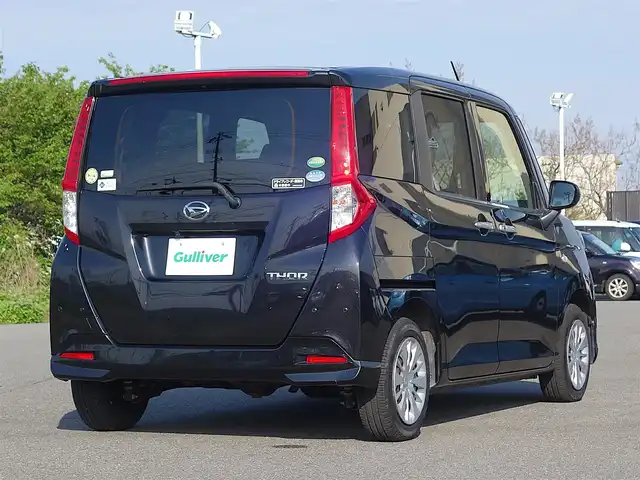 ダイハツ トール X SAⅢ 山形県 2020(令2)年 7.2万km ブラックマイカメタリック 4WD/衝突被害軽減システム/純正メモリナビ/　　【CD DVD BT】/バックカメラ/パワースライドドア/イージークローザードア/オートヘッドライト/ドライブレコーダー/アイドリングストップ/コーナーセンサー/ステアリングスイッチ/電動格納ミラー/スマートキー/ETC