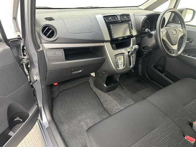 ダイハツ ムーヴ カスタム X LTD SA 兵庫県 2013(平25)年 6.1万km タングステングレーM 純正メモリナビ/ワンセグ CD USB/バックカメラ/ETC/衝突軽減ブレーキ/LEDヘッドライト/オートライト/ecoIDLE/純正フロアマット/純正ドアバイザー/純正14インチアルミホイール/プッシュスタート/スマートキー/スペアキー