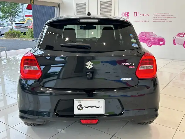スズキ スイフト HYBRID RS 埼玉県 2018(平30)年 6.3万km スーパーブラックパール デュアルセンサーブレーキサポート　/純正8インチメモリナビ/　　CD/DVD/BT/フルセグ/レーダークルーズコントロール　/LEDオートライト　/シートヒーター　/純正16インチアルミ　/ステアリングスイッチ　/パドルシフト /ETC