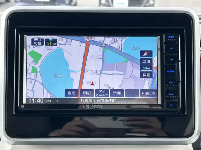 スズキ スペーシア HYBRID X 兵庫県 2018(平30)年 7万km シフォンアイボリーM ナビ/フルセグTV/BTオーディオ/CD/DVD/バックカメラ/ETC/両側パワースライドドア/シートヒーター/セーフティサポート/ヘッドライトレベライザ/純正フロアマット/純正ドアバイザー/横滑り防止装置/レーンキープアシスト/コーナーセンサー