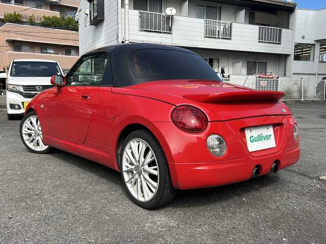 ダイハツ コペン ULTIMATE EDITION 宮崎県 2006(平18)年 14.4万km シャイニングレッド オープンカー　社外オーディオ　Ｂｌｕｅｔｏｏｔｈ　ＣＤチェンジャー　社外アルミホイール　シートヒーター　純正フロアマット　ＥＴＣ　パワーステアリング　パワーウィンドウ　ＬＥＤヘッドライト
