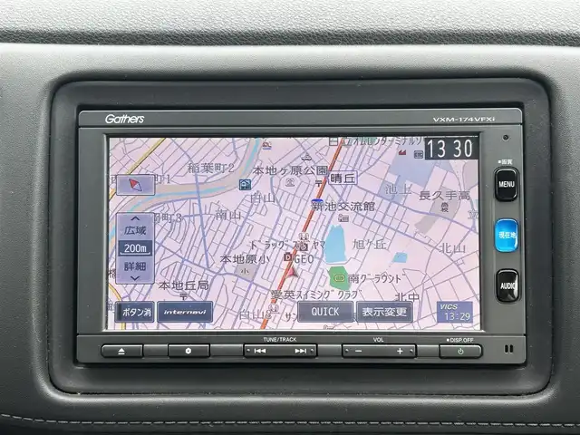 ホンダ ヴェゼル ハイブリッド X ホンダセンシング 愛知県 2016(平28)年 2.8万km モルフォブルーP /ワンオーナー//純正メモリナビ//純正フルセグTV//DVD/CD/FM/AM/iPod/SD/USB/BT//バックカメラ//ドライブレコーダー//ビルトインETC//Honda SENSING//衝突被害軽減ブレーキ//歩行者事故低減ステアリング//追従機能付きクルーズコントロール//レーンアシスト//路外逸脱抑制機能//誤発進抑制機能//先行車発進お知らせ機能//標識認識機能//電動パーキングブレーキ//オートブレーキホールド//ECONスイッチ//SPORT MODE//ステアスイッチ//パドルシフト//ガンメタ塗装ボディロアガーニッシュ//オートリトラミラー//純正フロアマット//純正16インチアルミホイール//純正LEDオートライト//フロントフォグランプ//ライト付きバニティミラー//自動防眩ミラー//ISOFIX//イモビライザー//ダブル/サイド/カーテンエアバック//スマートキー//スペアキー１本//取扱説明書//ナビ説明書//保証書//記録簿(H29/H30/R5)