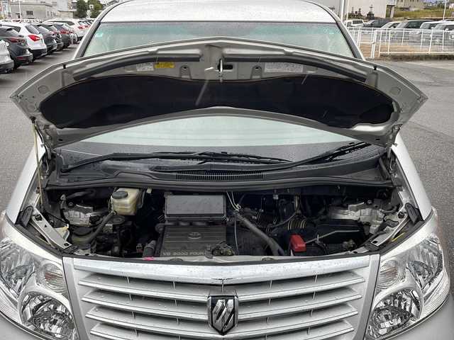 トヨタ アルファード Ｖ MZ 富山県 2004(平16)年 8.9万km ダークグレーマイカメタリック 4WD/社外SDナビ/フルセグ/Bluetooth/バックカメラ/ETC/両側パワースライドドア/イージークローザーリアゲート/レーンアシスト/社外19インチAW