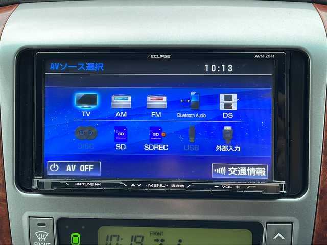 トヨタ アルファード Ｖ MZ 富山県 2004(平16)年 8.9万km ダークグレーマイカメタリック 4WD/社外SDナビ/フルセグ/Bluetooth/バックカメラ/ETC/両側パワースライドドア/イージークローザーリアゲート/レーンアシスト/社外19インチAW