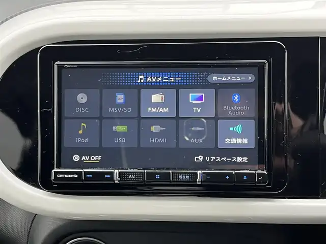 ルノー ルノー トゥインゴ インテンス 奈良県 2021(令3)年 2.2万km パール 社外ナビ　/フルセグ/ＤＶＤ　/Ｂｌｕｅｔｏｏｔｈ　/ＵＳＢ／ＡＵＸ端子　/バックカメラ　/ＥＴＣ　/前後ドライブレコーダー　/クルーズコントロール　/ハーフレザーシート　/前席シートヒーター　/純正フロアマット　/純正アルミホイール/保証書/取扱説明書/ワンオーナー　/スペアキー１本