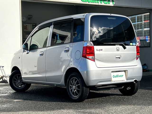 ホンダ ライフ G HIDスマートスペシャル 宮城県 2012(平24)年 9.9万km アラバスターシルバーメタリック 4WD/社外SDナビ/ワンセグTV/CD/USB/FM/AM/HIDヘッドライト/電動格納ミラー/ドアバイザー/スマートキー/社外AW付き夏タイヤ/(145/80/R13）